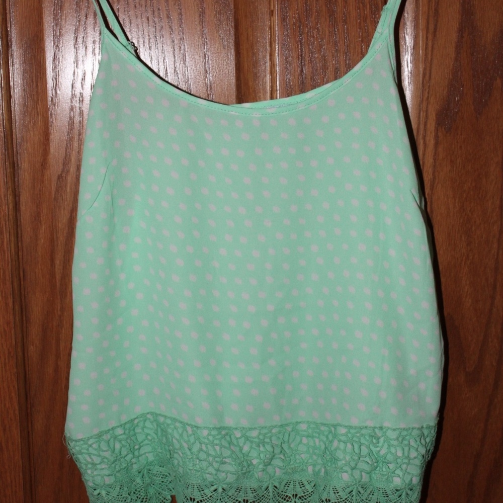 Maurices polka dot tank top
